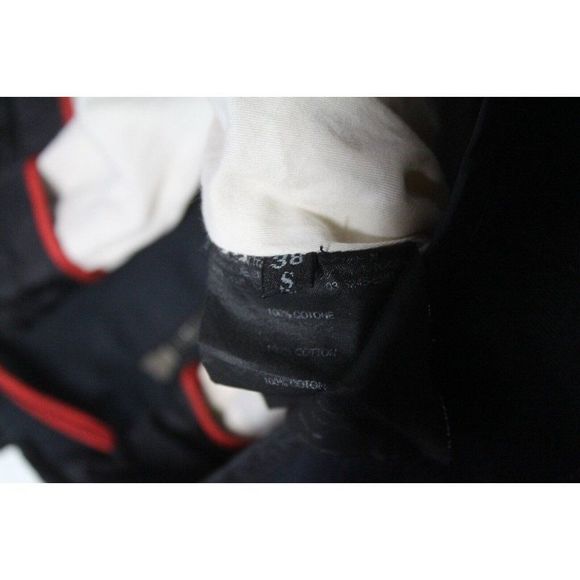 Vintage y2k Prada Milano Button Detailed Flare Trousers Pants Black 24x26 AY309 - Picture 11 of 12